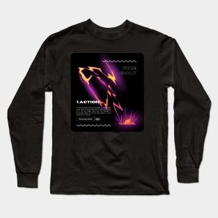 Fire Bolt Modern Dnd Dungeons and Dragons 5e Long Sleeve T-Shirt